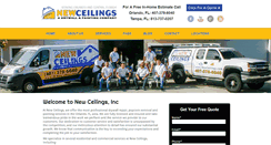 Desktop Screenshot of newceilings.com